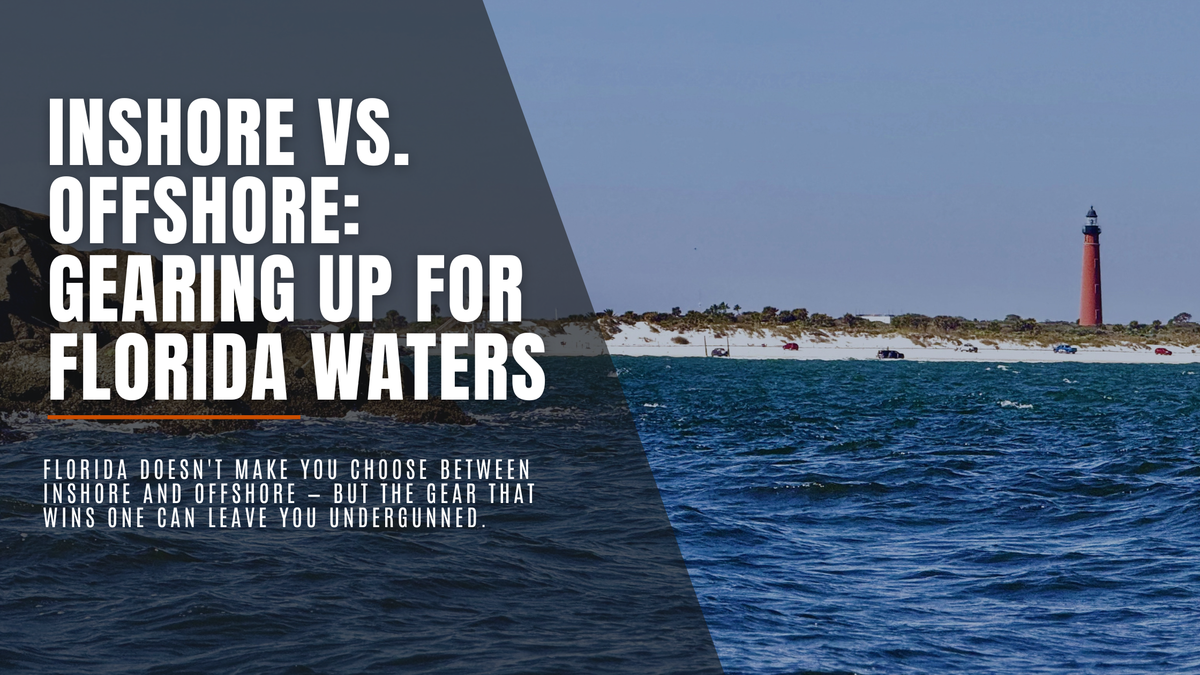 Florida Fishing Expo blog banner: Inshore vs. Offshore, Gearing Up for Florida Waters